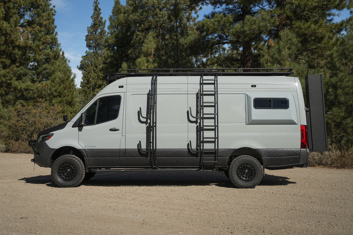 Mercedes Benz Sprinter (2023) on Black Rhino Outback