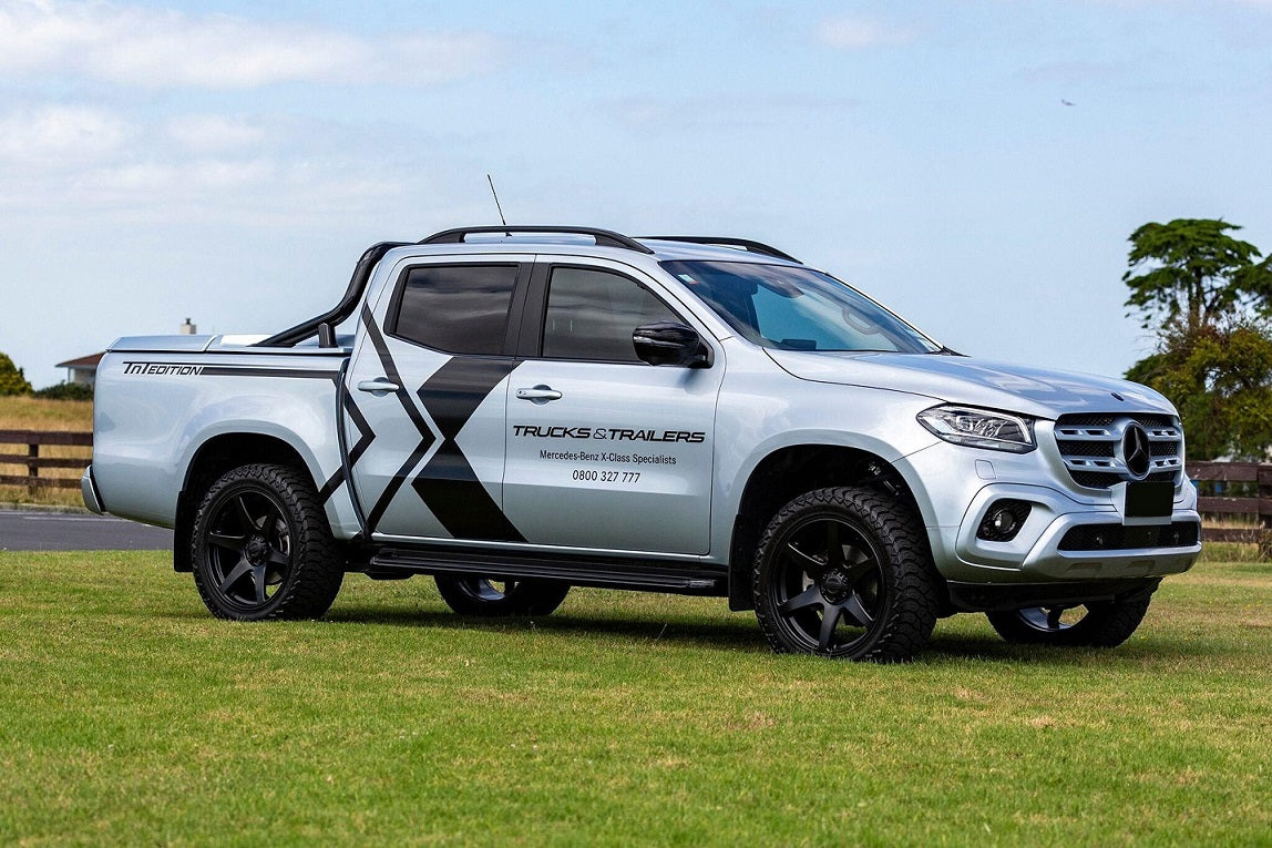 Mercedes X-Class on BGW Cartel with AMP Tyres