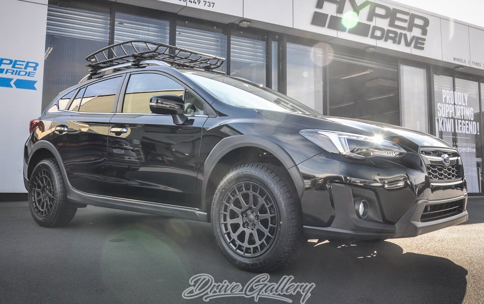 Subaru XV on Black Rhino Boxer