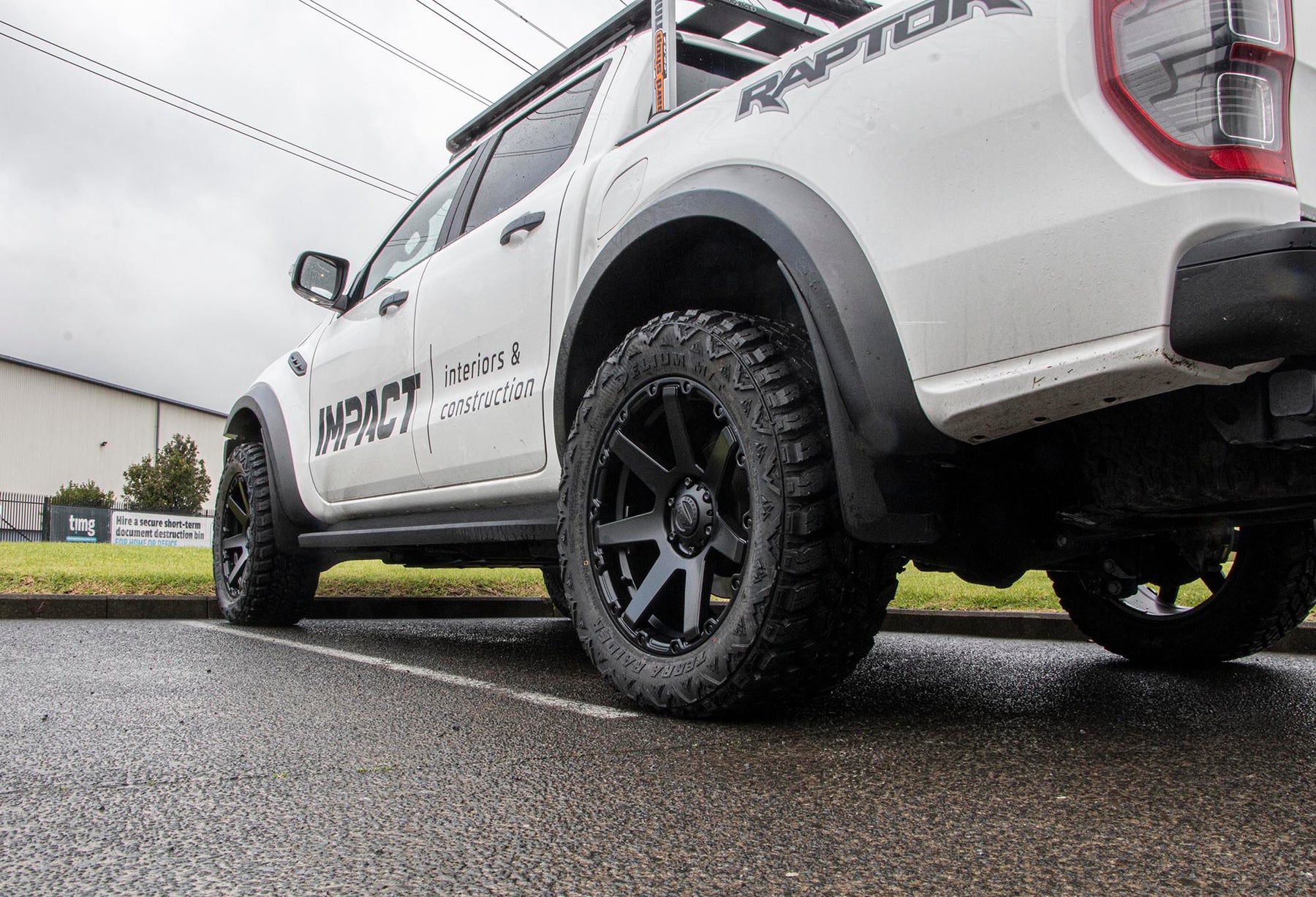 Ford Ranger Raptor on BGW Vader with Delium Tyres
