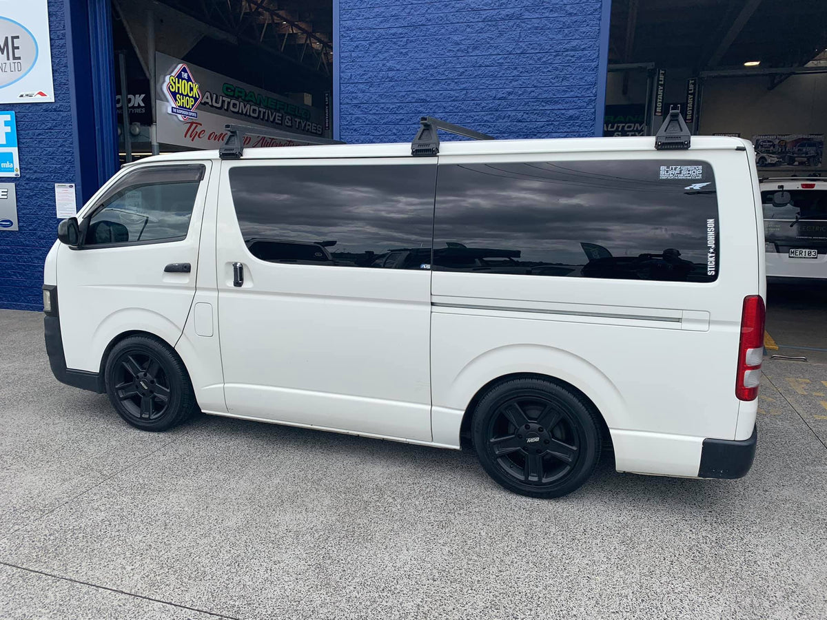 Toyota Hiace on BGW Trader with Tri Ace Tyres