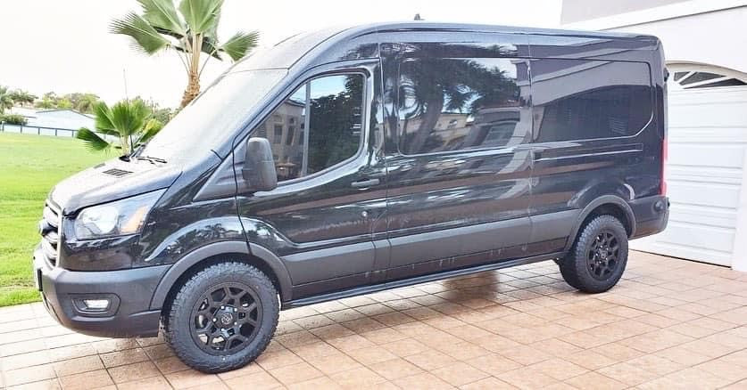 Ford Transit on Black Rhino Overland