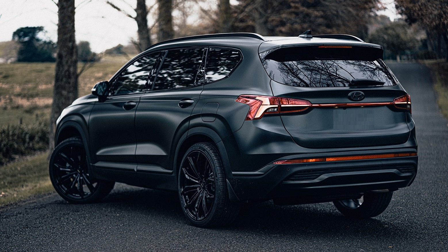Hyundai Santa Fe on BGW Black Widow