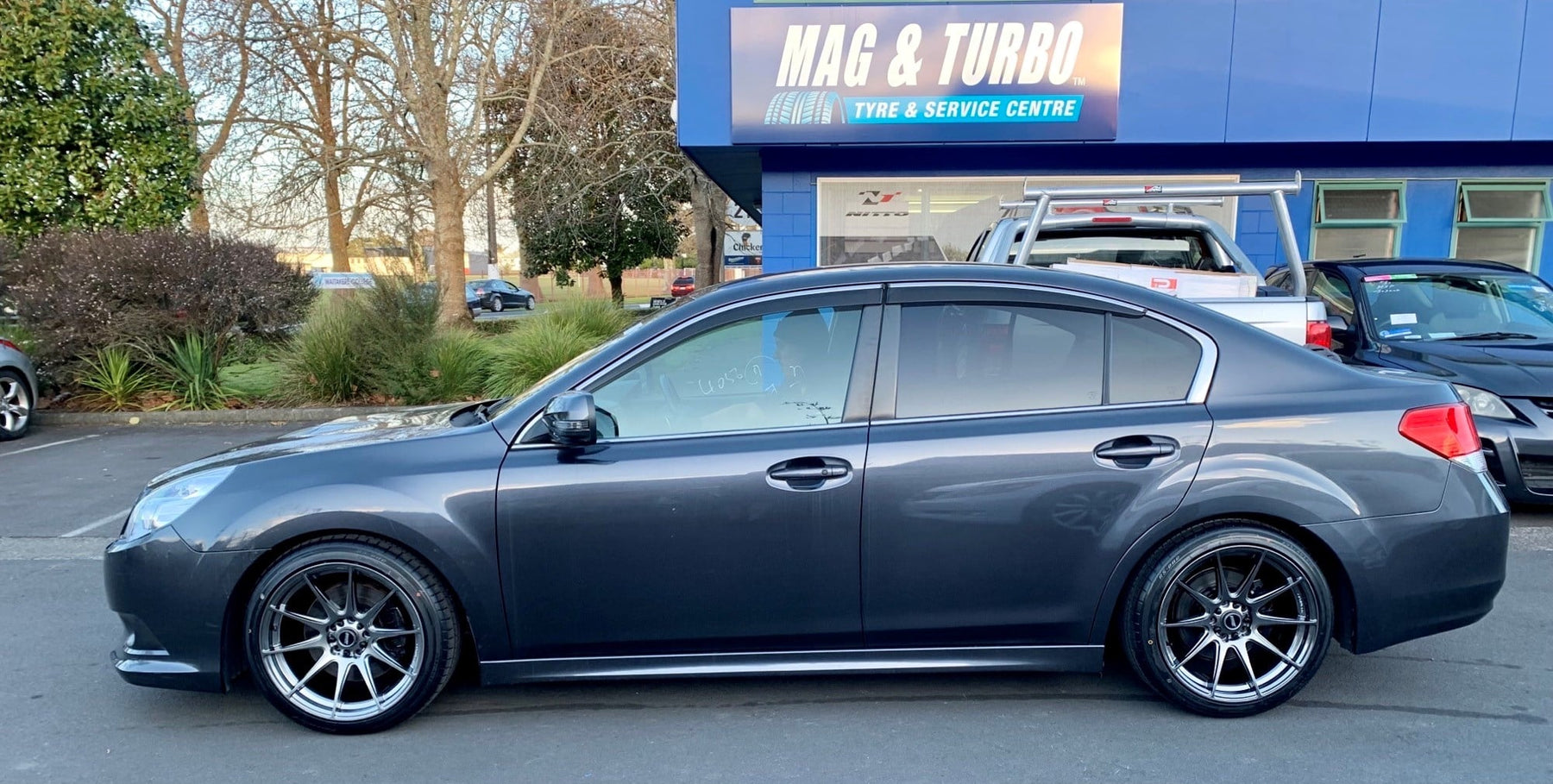Subaru Legacy on BGW Circuit