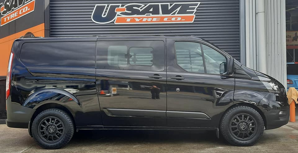 Ford Transit on Black Rhino Havasu