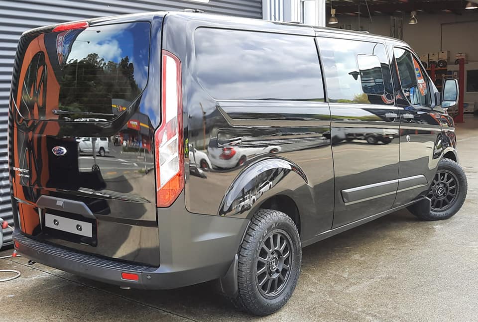 Ford Transit on Black Rhino Havasu