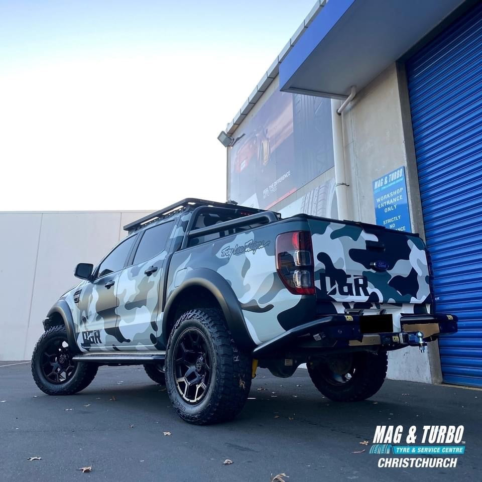 Ford Ranger on 20 inch Black Rhino Overland