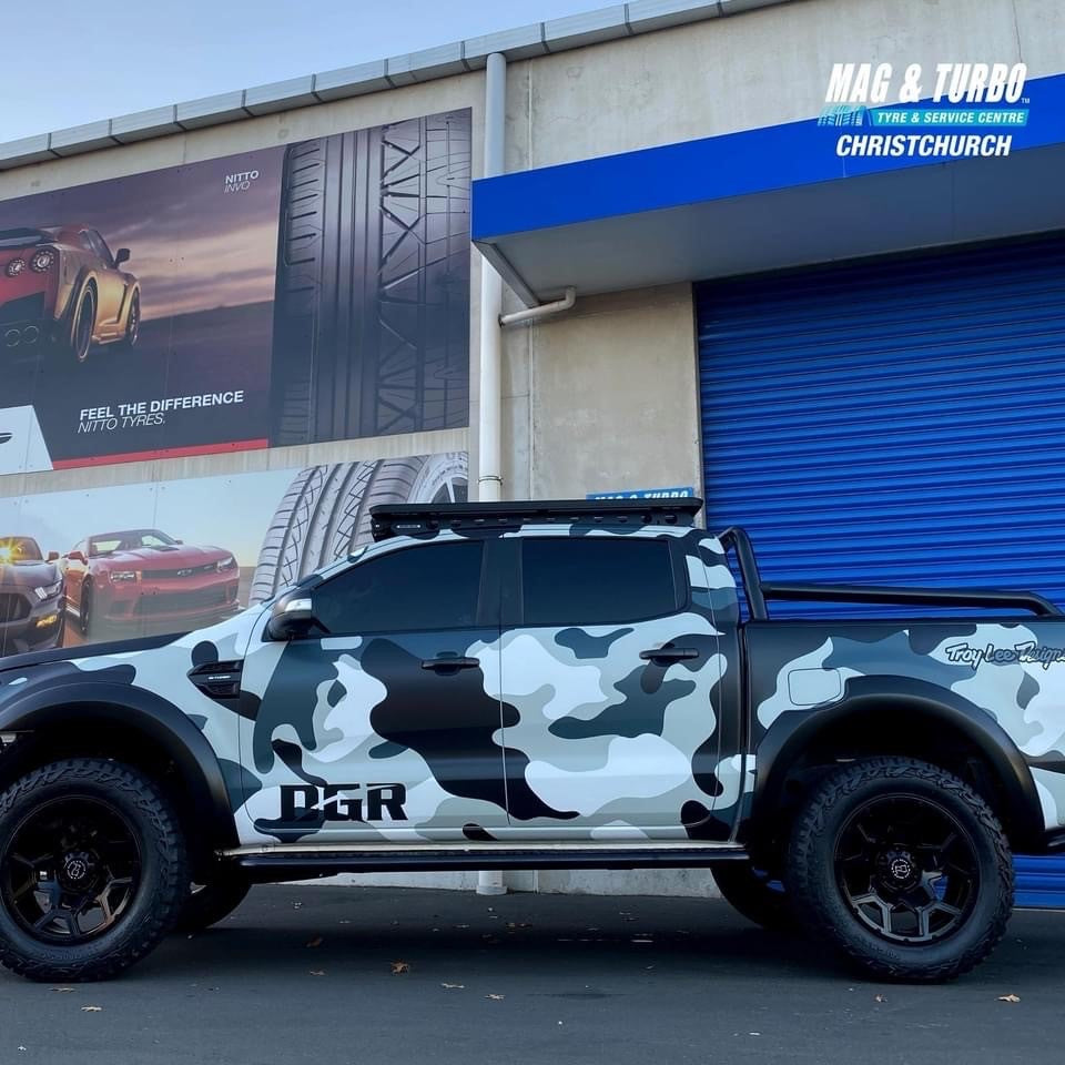 Ford Ranger on 20 inch Black Rhino Overland