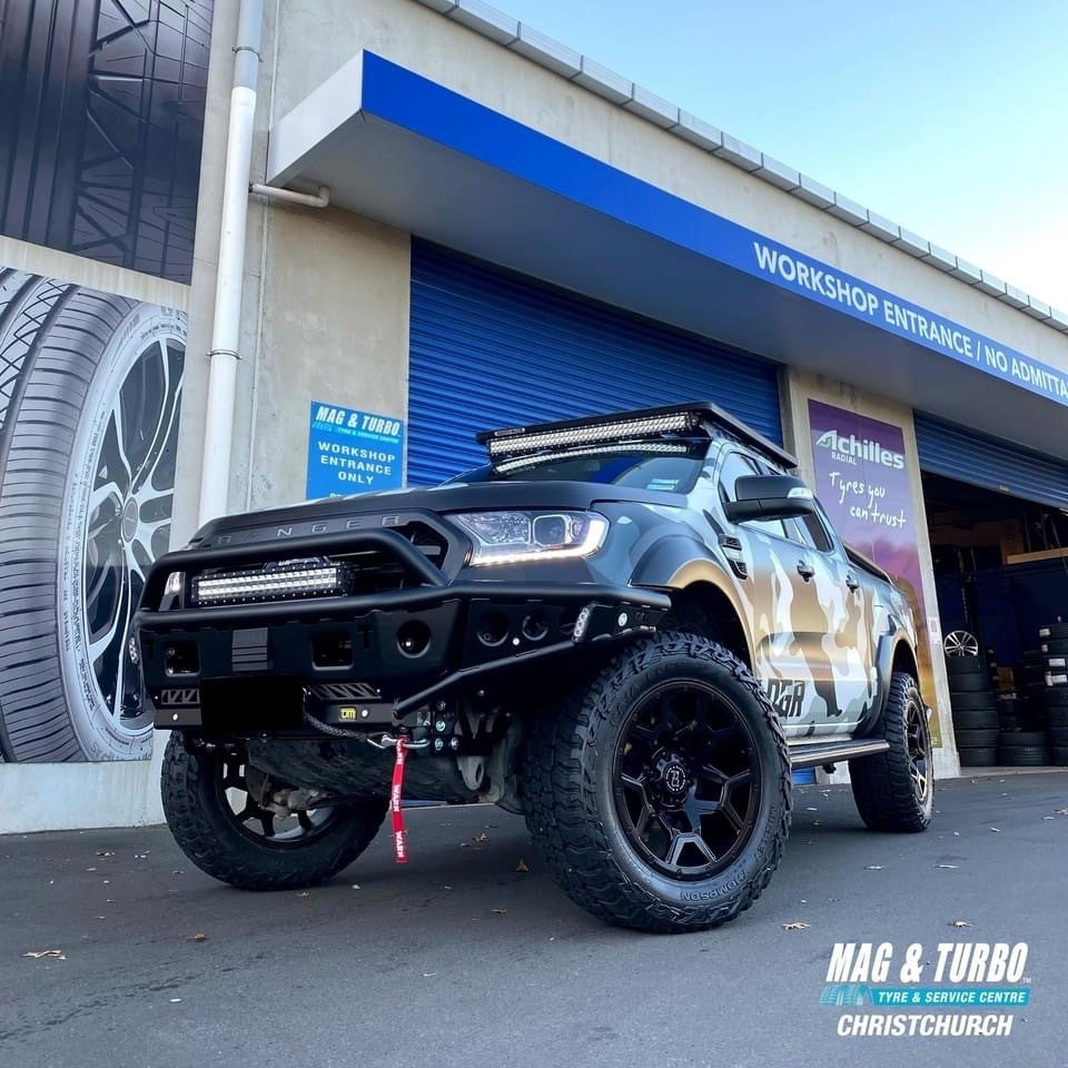 Ford Ranger on 20 inch Black Rhino Overland