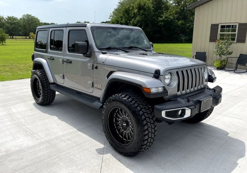 Jeep Wrangler on 20x10" Mayhem Utopia