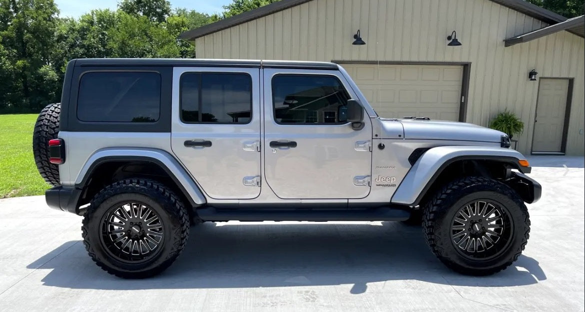 Jeep Wrangler on 20x10" Mayhem Utopia