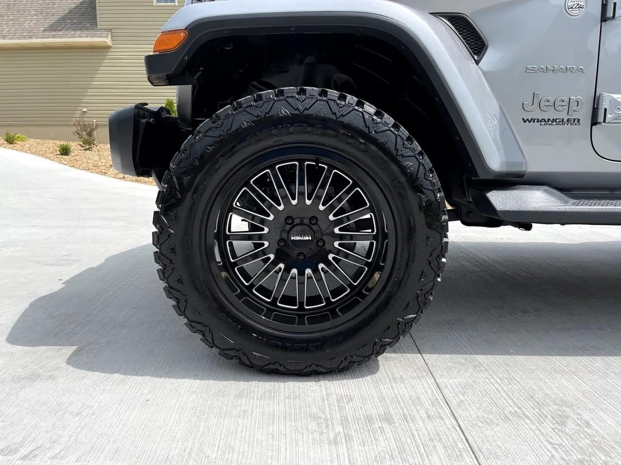 Jeep Wrangler on 20x10" Mayhem Utopia