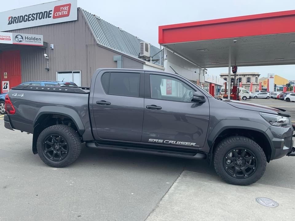 Toyota Hilux on 18" Black Rhino Glamis