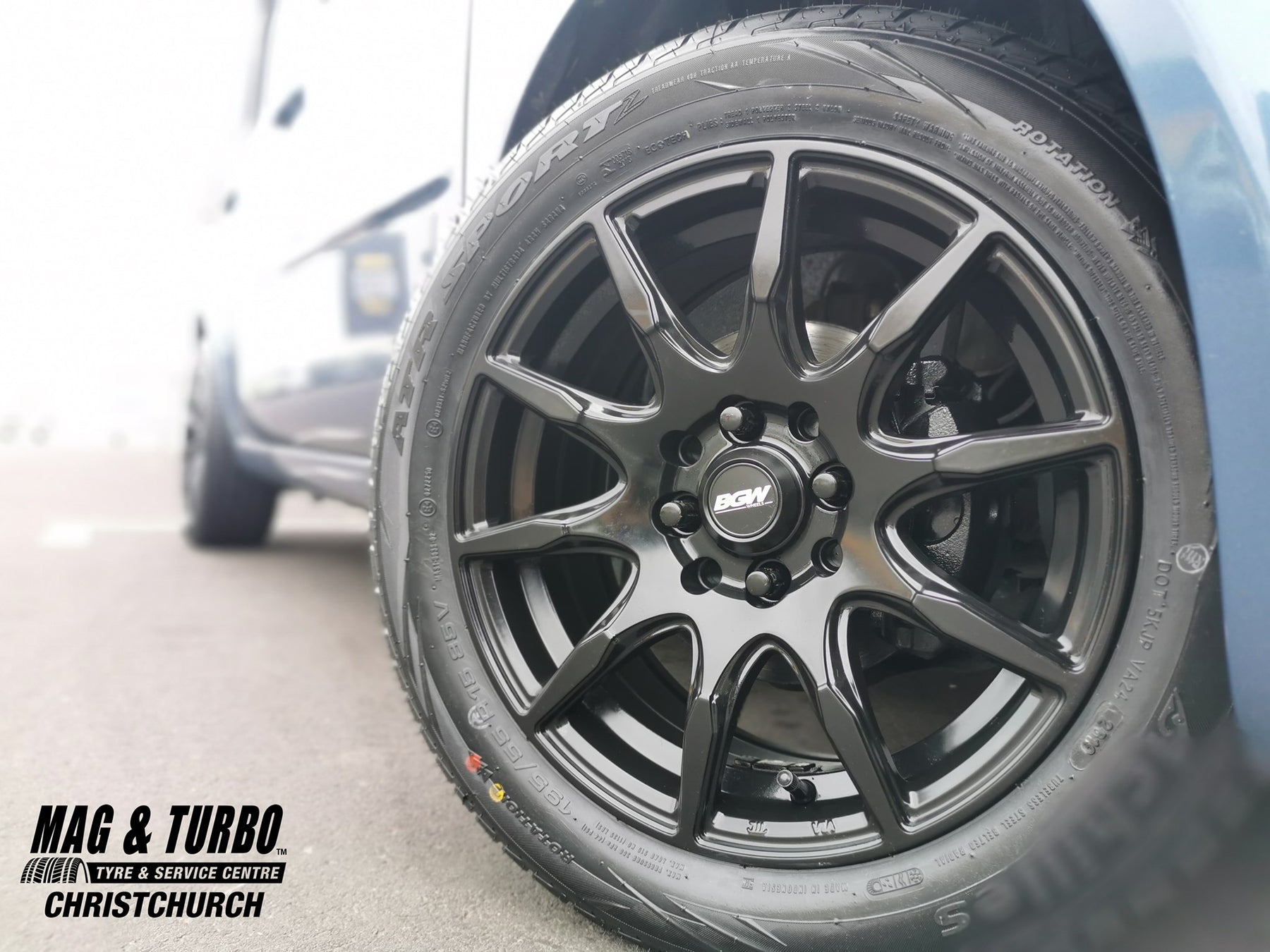 Nissan Cube on 15" BGW Ratchet