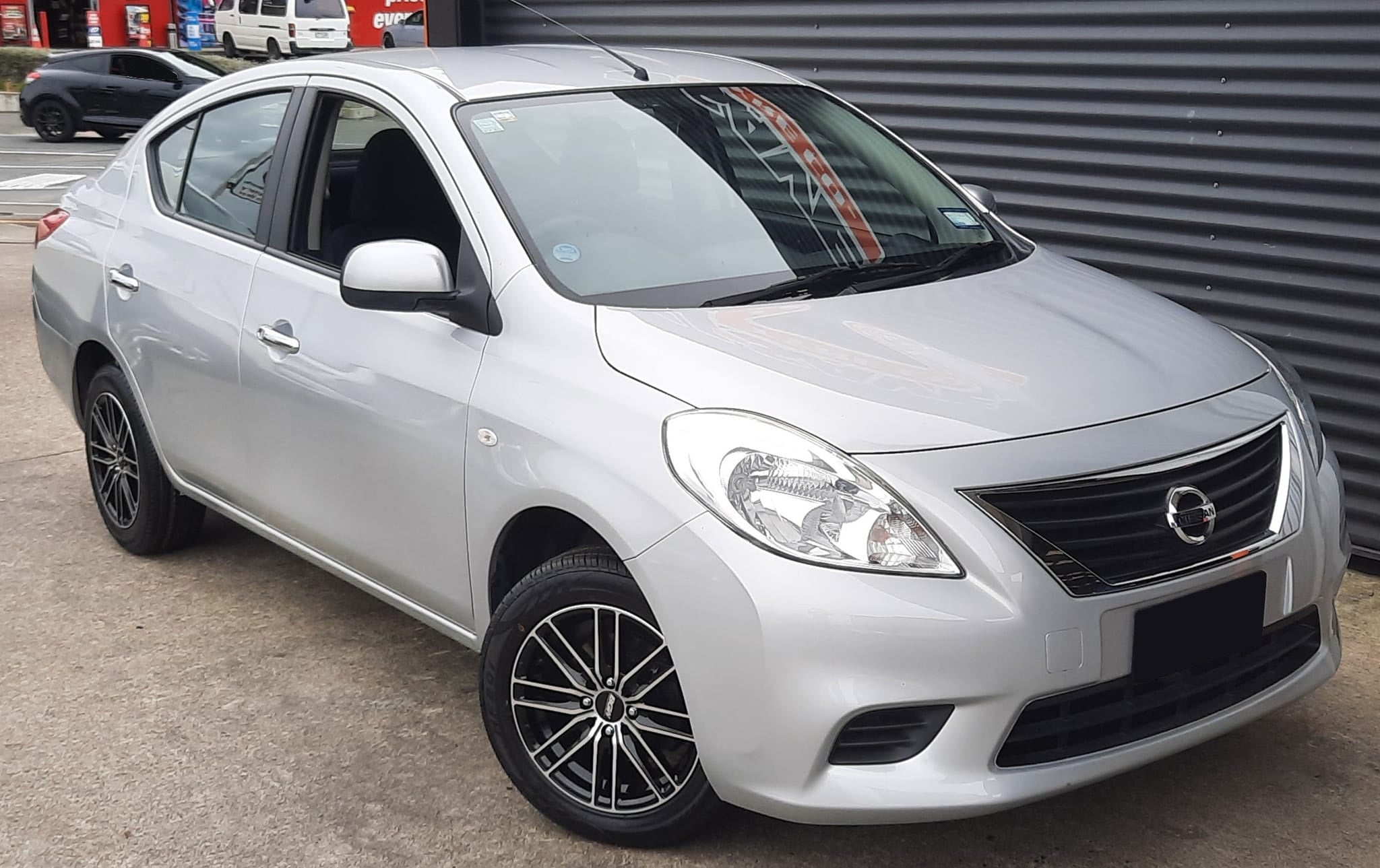 Nissan Latio (2014) on 15" BGW Maze