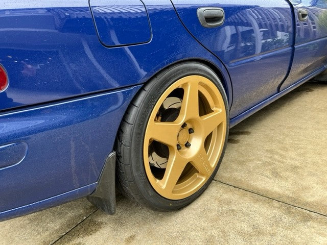Subaru Impreza WRX on BGW R5 Custom Painted Gold