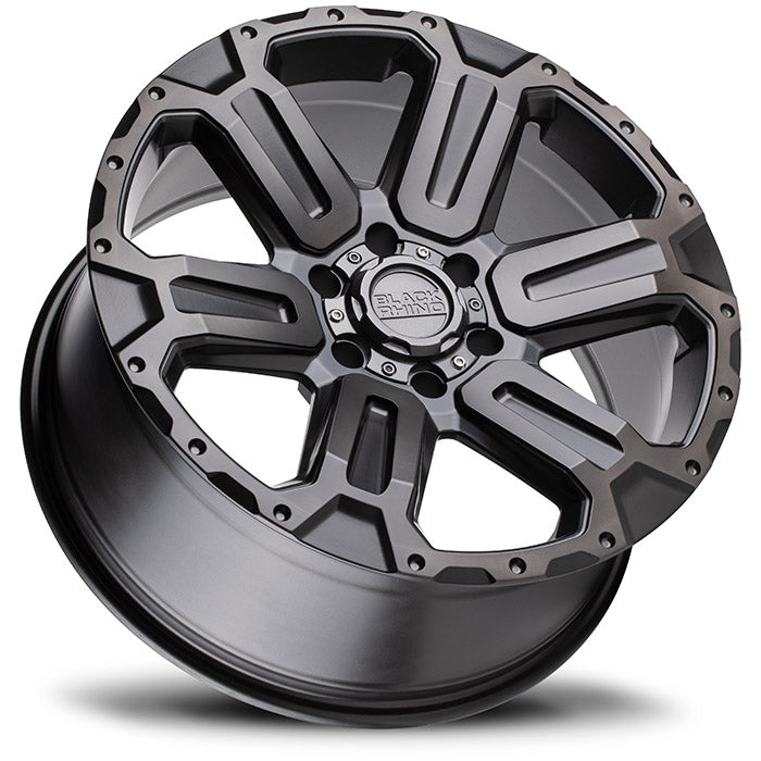 Load image into Gallery viewer, Black Rhino Wheels WANAKA Matt Gunmetal w/Brushed Face &amp; Gunmetal Tint
