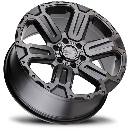 Black Rhino Wheels WANAKA Matt Gunmetal w/Brushed Face & Gunmetal Tint