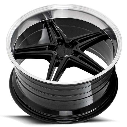 Covert Wheels CV5 Gloss Black w/Machined Lip
