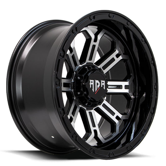 Red Dirt Road RD23 Gloss Black w/Machined Face & Black Lip