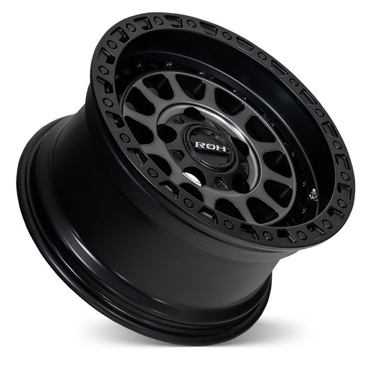 ROH Alloy Wheels ASSAULT Matt Black w/Machined Face & Dark Tint