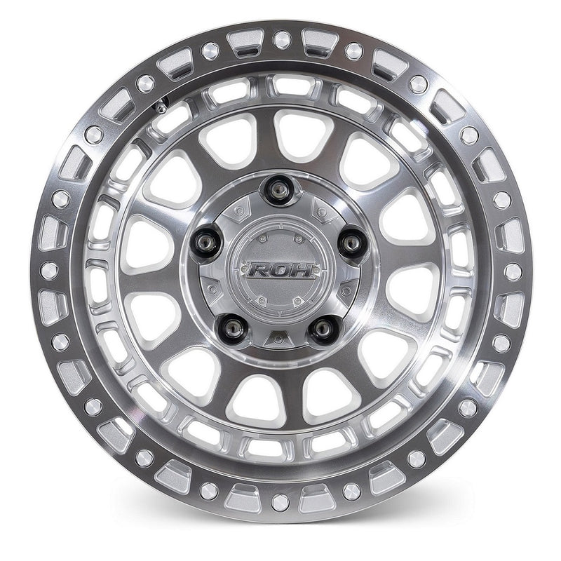 Load image into Gallery viewer, ROH Alloy Wheels ASSAULT Silver w/Machined Face
