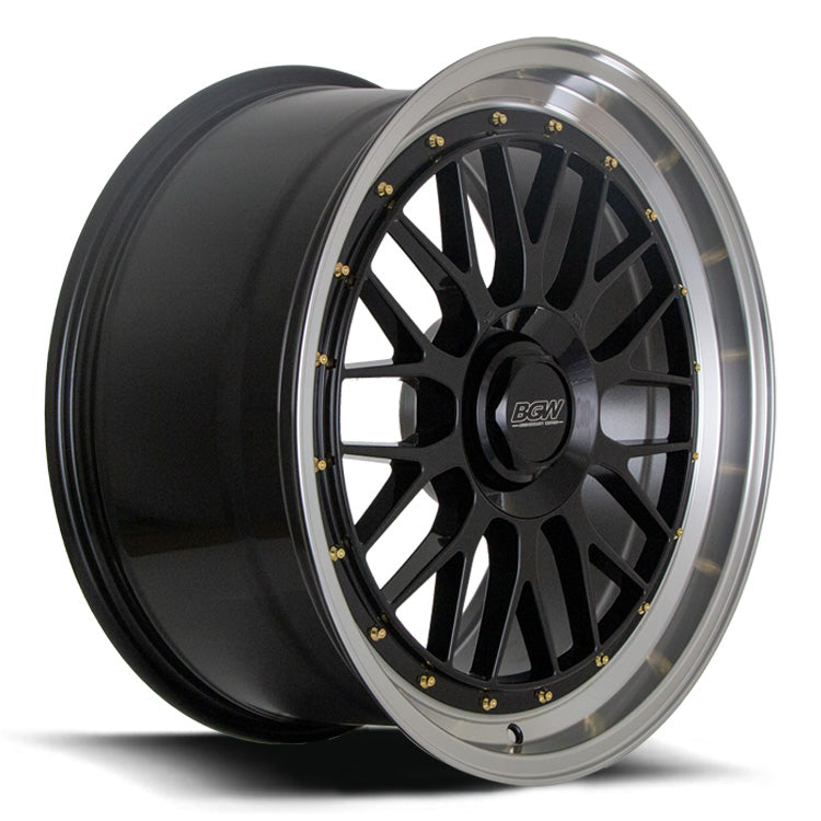 Load image into Gallery viewer, BGW EURO MESH Gloss Black w/Machined Lip
