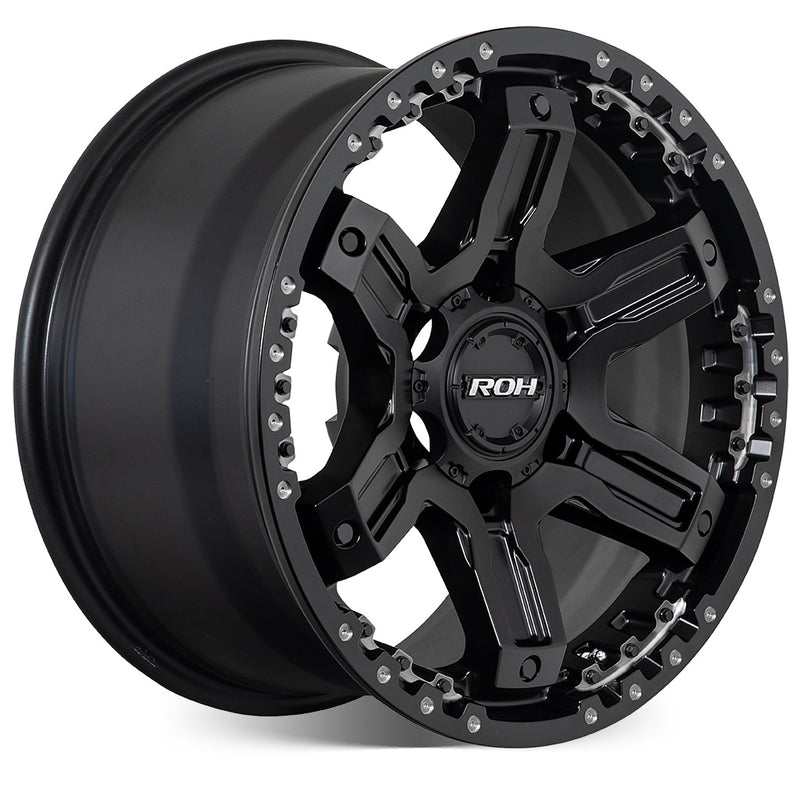 Load image into Gallery viewer, ROH Alloy Wheels ROCK 6 Matt Black
