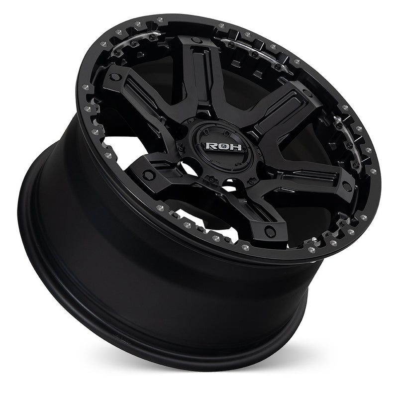 Load image into Gallery viewer, ROH Alloy Wheels ROCK 6 Matt Black
