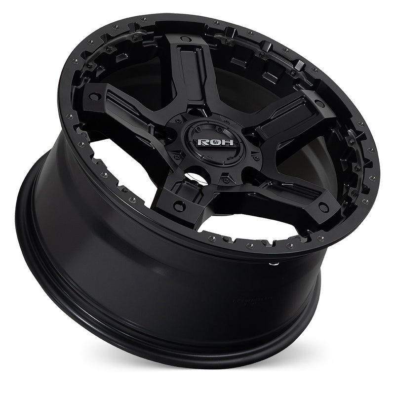 Load image into Gallery viewer, ROH Alloy Wheels ROCK 5 Matt Black
