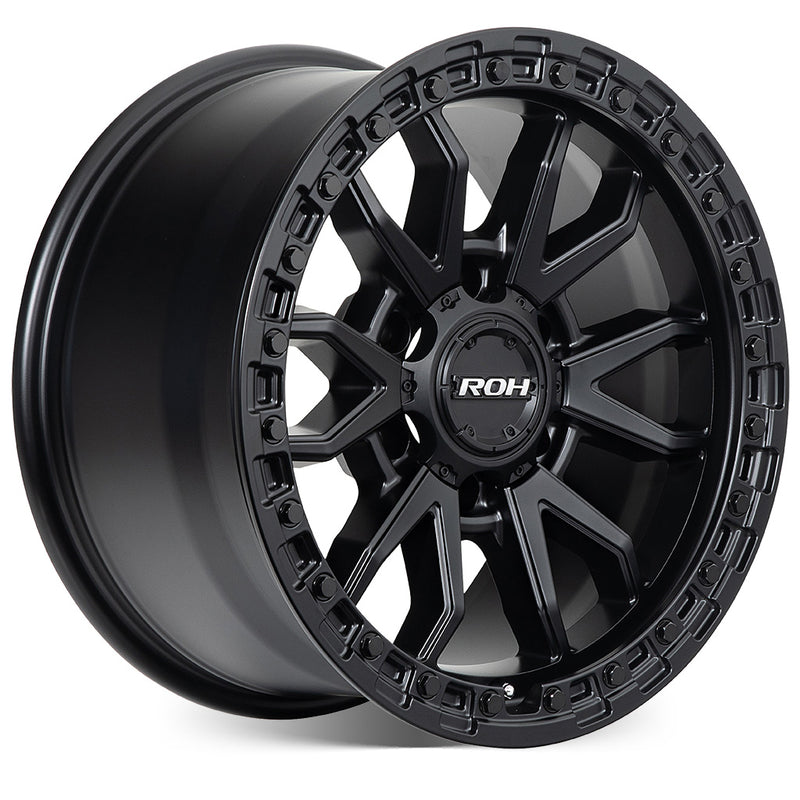 Load image into Gallery viewer, ROH Alloy Wheels RAID Matt Black
