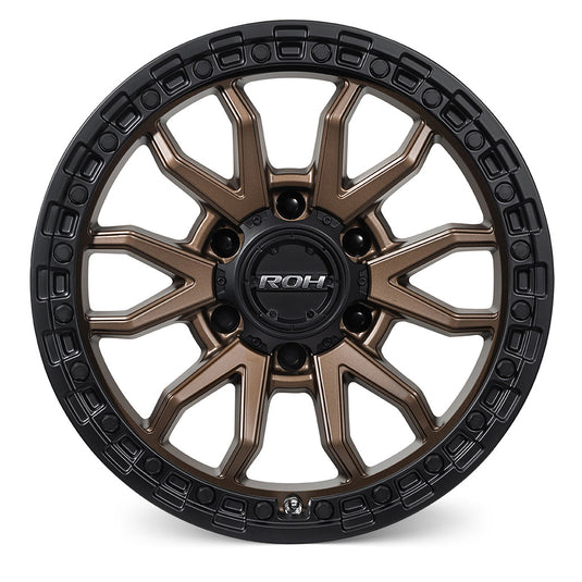 ROH Alloy Wheels RAID Matt Bronze w/Matt Black Lip