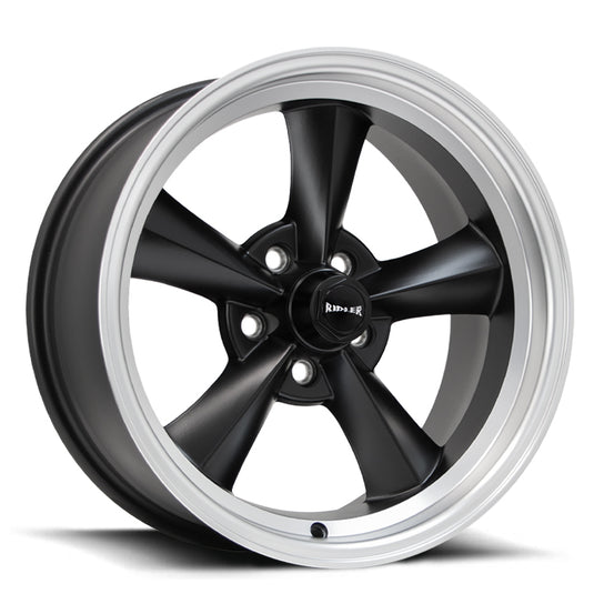 Ridler Wheels R675 Matt Black w/Machined Lip