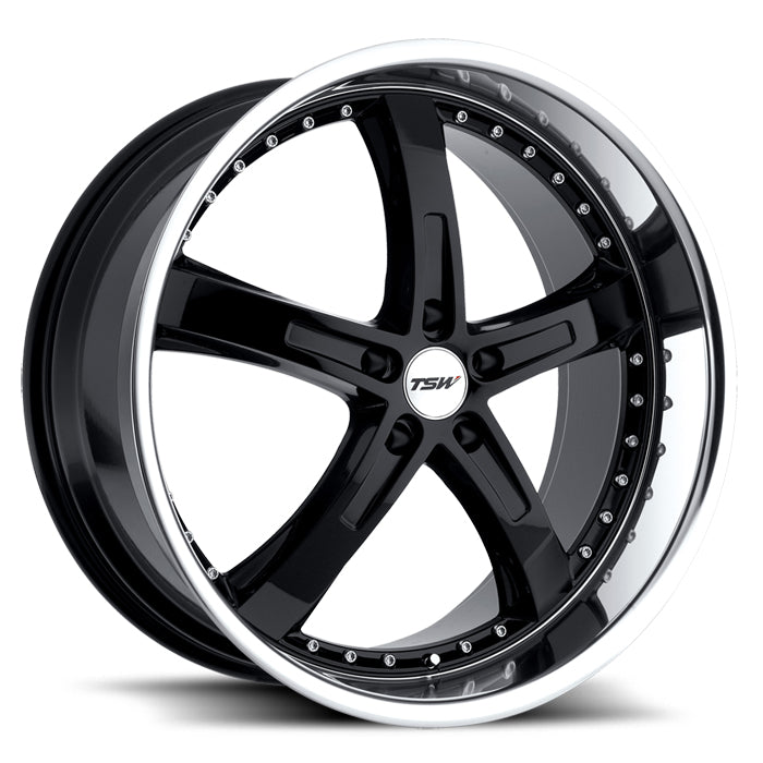 TSW JARAMA Gloss Black w/Machined Lip