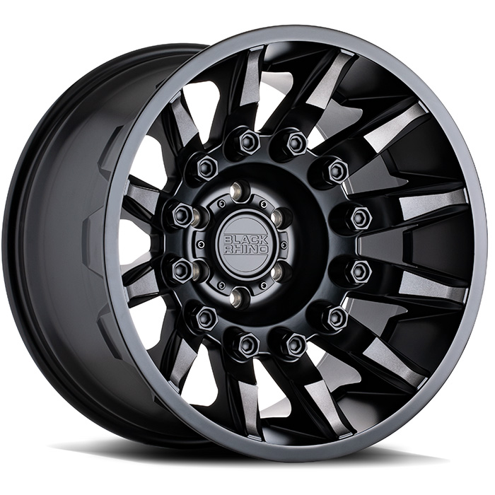 BLACK RHINO MISSION[Matt Black w/Machined Tinted Spokes]