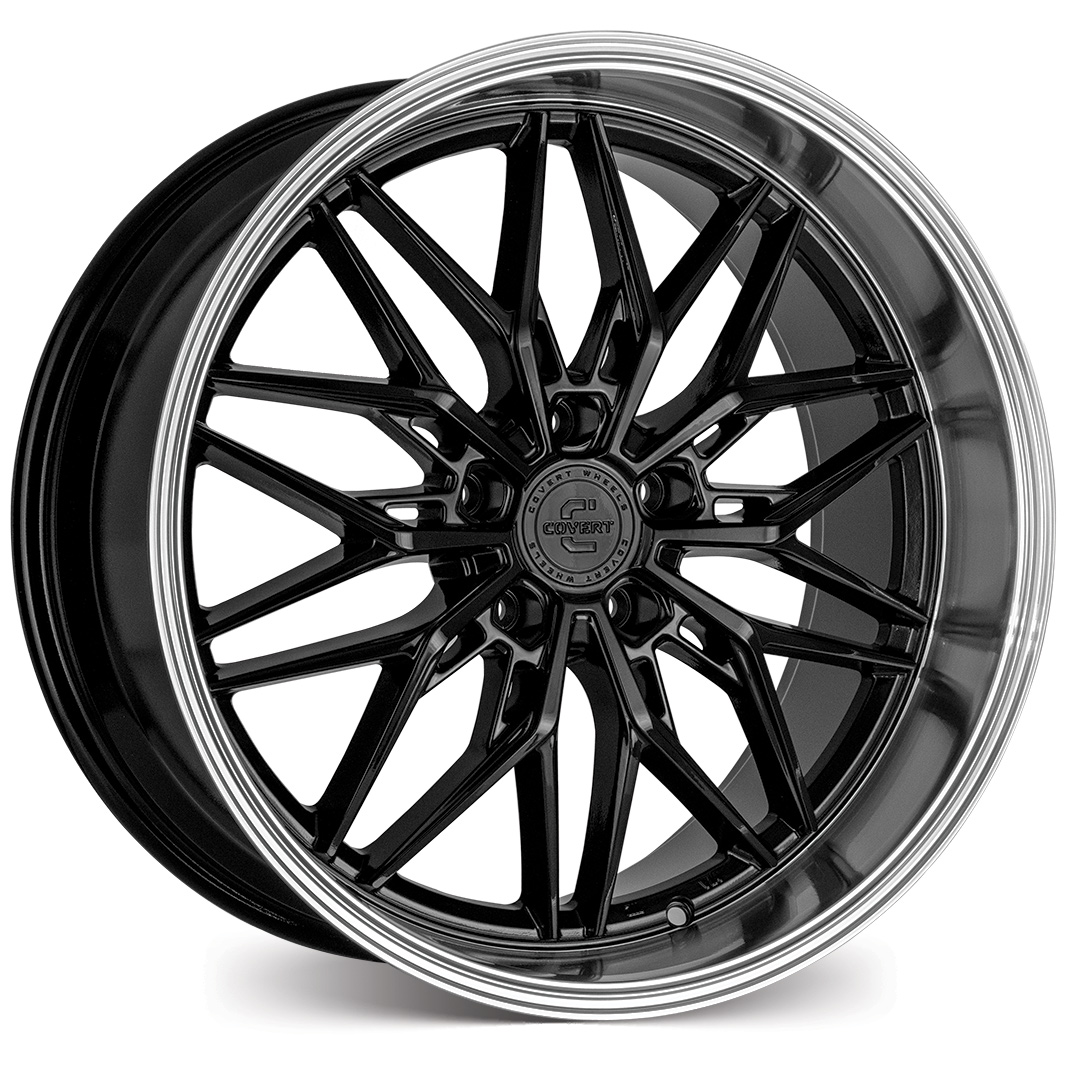 COVERT CV7[Gloss Black w/Machined Lip]