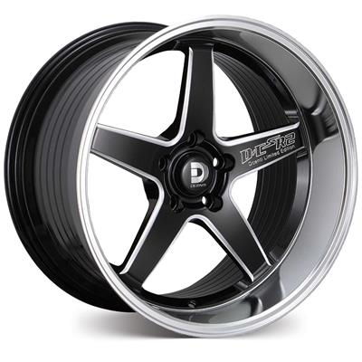 BGW DC R2[Gloss Black w/Milled Spoke & Machined Lip]