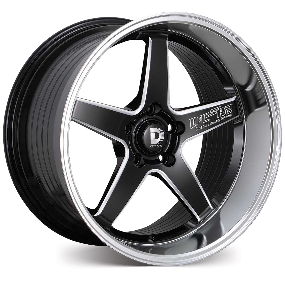 BGW DC R2[Gloss Black w/Milled Spoke & Machined Lip]