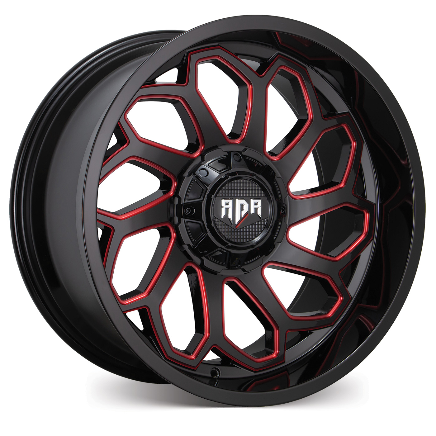 RDR RD53[Gloss Black w/Red Milled Spoke]