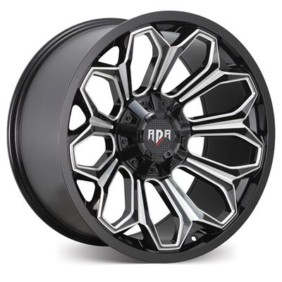 RDR RD52[Gloss Black w/Machined Face & Milled Spoke]