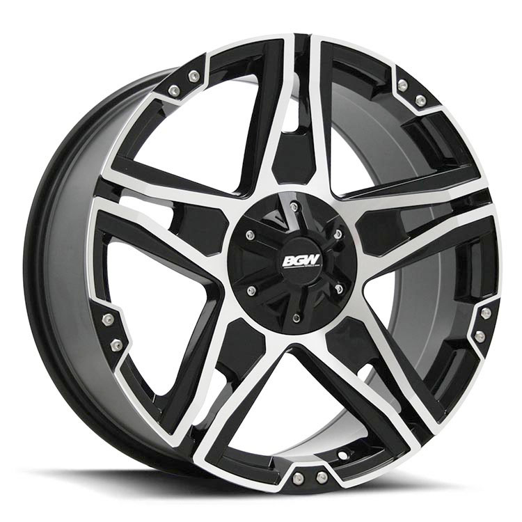 BGW TUFF[Gloss Black w/Machined Face]