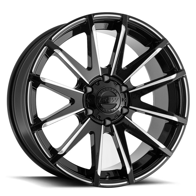 BGW CROSSFIRE[Gloss Black w/Milled Spokes and Rim]