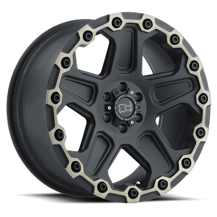 BLACK RHINO COG[Matt Black w/Machined Face & Dark Matt Tint]