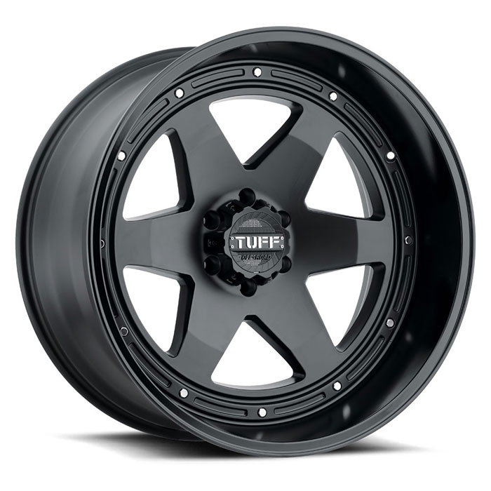 TUFF T1A[Matt Black w/Gloss Black Lip]
