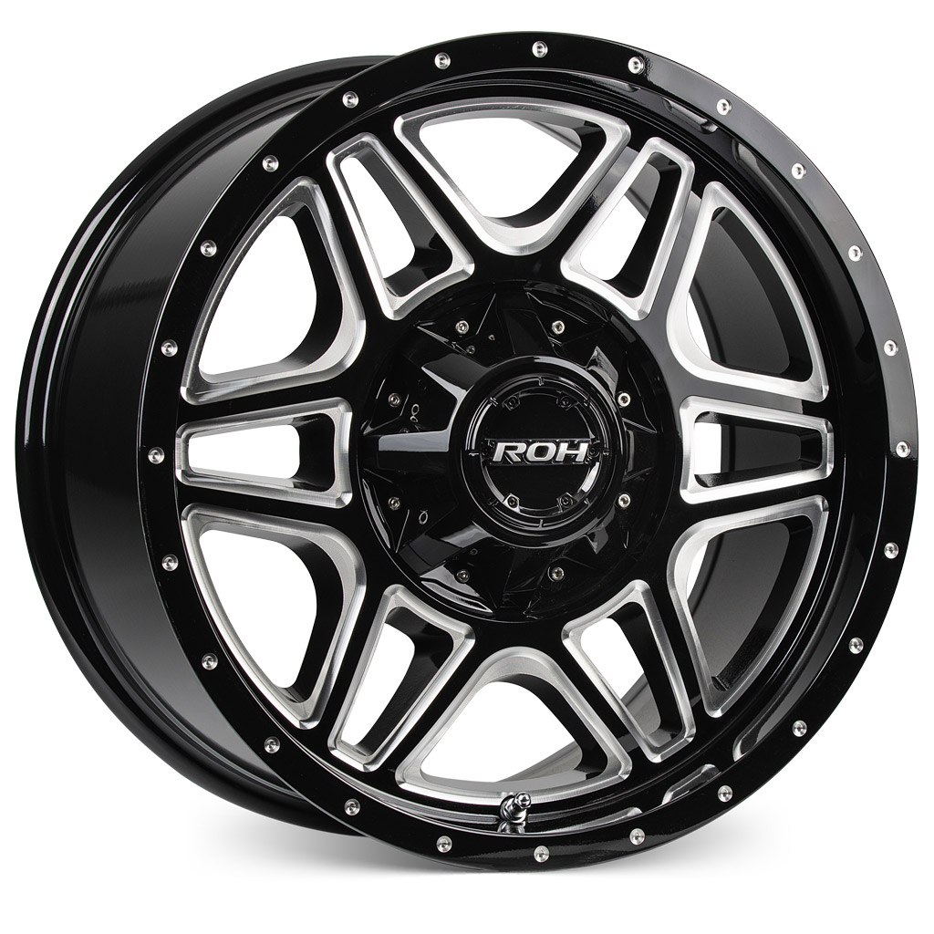 ROH ALLOY MAVERICK[Gloss Black w/Milled Spokes]
