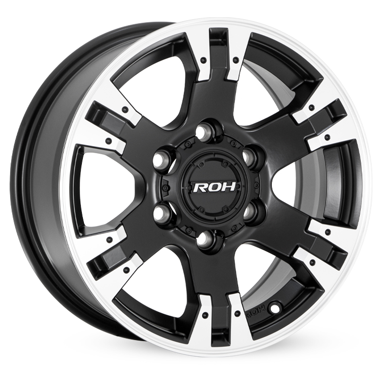 ROH ALLOY TERRAIN[Matt Black w/Machined Spoke]