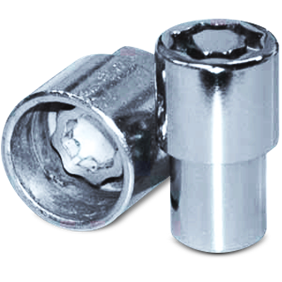 MR LUGNUT CHROME LOCKSET SHANK