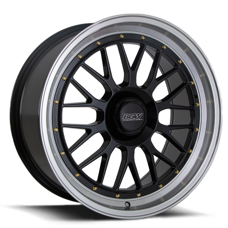 BGW EURO MESH[Gloss Black w/Machined Lip]