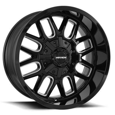 MAYHEM COGENT[Gloss Black w/Milled Spokes]