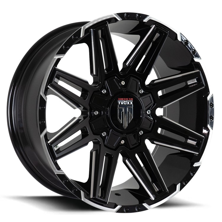 AMERICAN TRUXX BOOM[Gloss Black w/Milled Spokes]